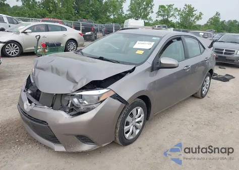 2015 Toyota Corolla Le from USA, damaged, VIN 2T1BURHE9FC458278